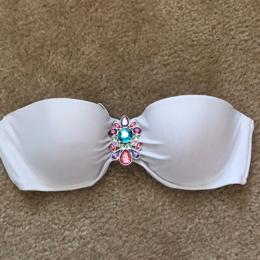 Strapless VS bathing suit top